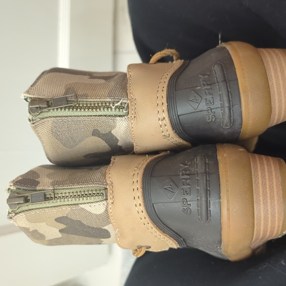 Sperry Saltwater Wedge Camo Duck Boots - Picture 3 of 6
